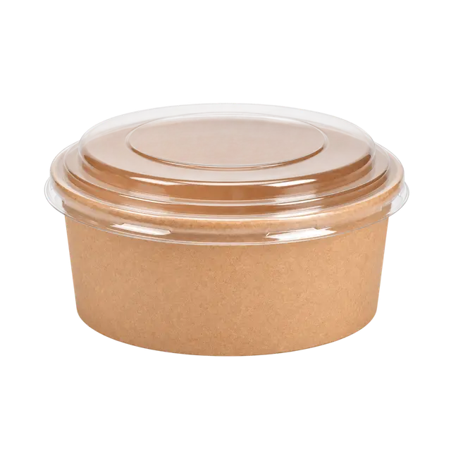 Ozy Kraft box kulatý s víčkem 750 ml