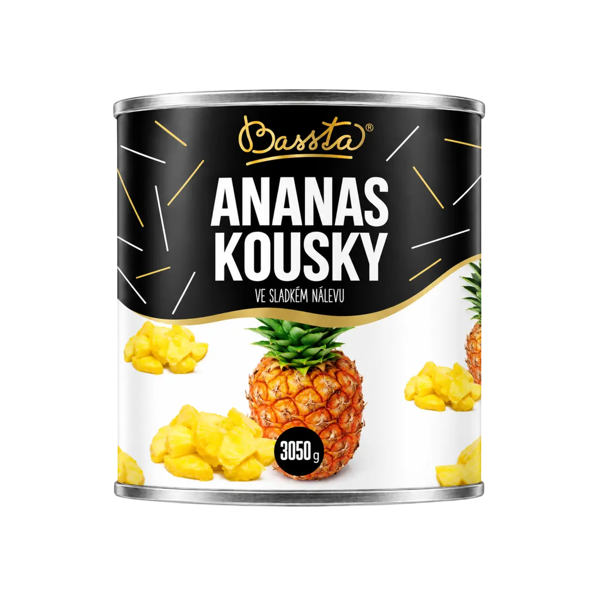 Bassta Ananas krájený