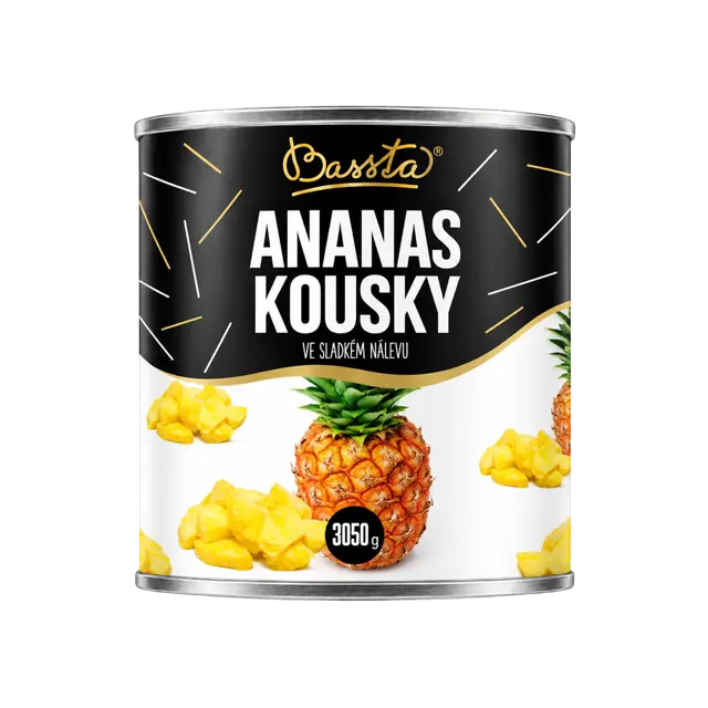 Bassta Ananas krájený